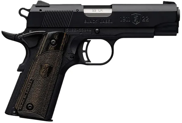 Browning 1911 Black Label .22 LR 3.63" 10RD Pistol Pistol, Black