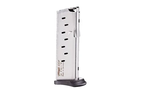 Walther Arms Walther CCP Magazine 9mm Stainless Steel 8/rd 9MM LUGER Stainless Steel