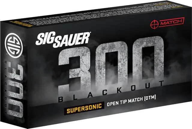 Sig Sauer .300 Blackout 125gr Open Tip Match 20rd