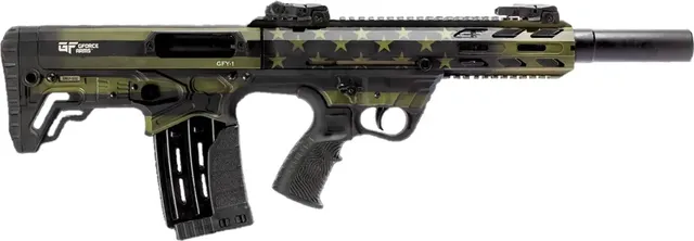 GForce Arms GFA GFY-1USA 12/18.5 BPUP FLGG USA FLG BAZOOKA GREEN 12 Gauge 18.5" 5RD Semi-Auto Shotgun