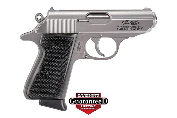 Walther Arms Inc PPK/S .32 Auto 3.3" 7RD DOUBLE/SINGLE Pistol, Stainless Steel