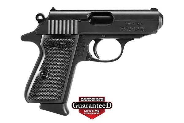 Walther Arms Inc PPK/S .32 Auto 3.3" 7RD DOUBLE/SINGLE Pistol, Stainless Steel Blackened Stainless Steel