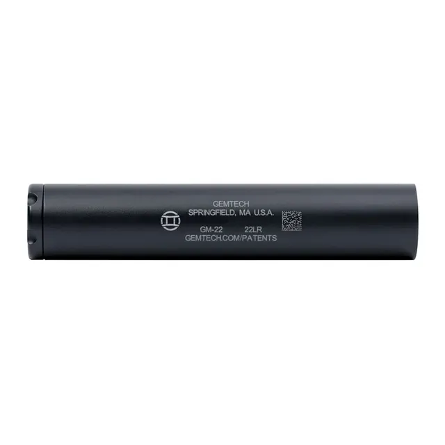 Gemtech GM-22 Direct Thread Aluminum Rimfire Suppressor .22LR Black Unknown Suppressors NFA