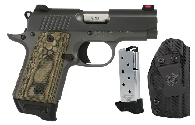 Kimber Micro 9 Micro 9 RTC 9mm Luger 3.15" 7RD Pistol, Black
