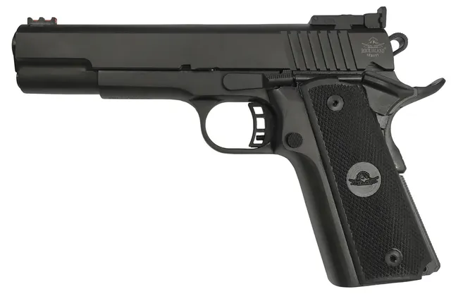 Rock Island Armory 1911 Style Pistol TCM Armorlube .22 TCM 5" 17RD Pistol, Black