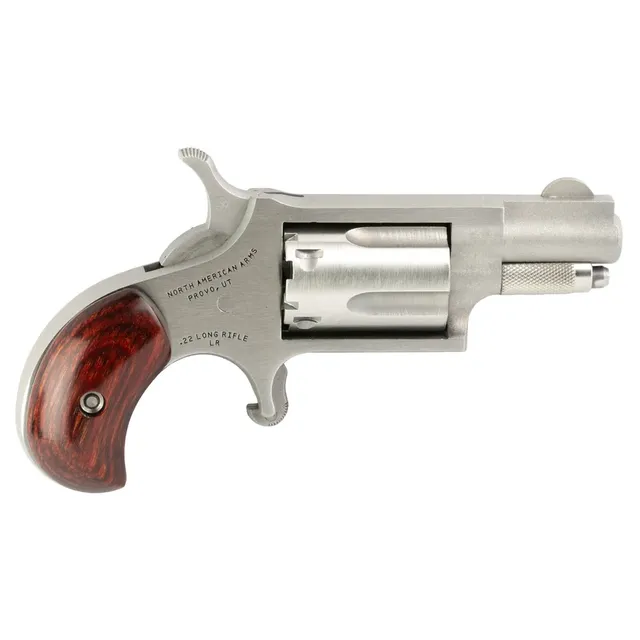 North American Arms Mini-Revolver .22 LR 1" 5RD Revolver, Stainless