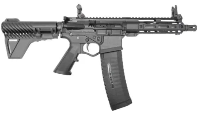 American Tactical Inc ALPHA-15 Alpha Maxx 5.56 NATO 7.5" 60RD Semi-Auto Pistol, Black
