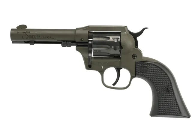 Diamondback Firearms Sidekick .22 WMR 4.5" 9RD Revolver, Olive Drab