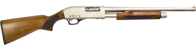 Gforce Arms GF3P Pumpernickel 12 Gauge 18.5" 4RD Shotgun, Nickel