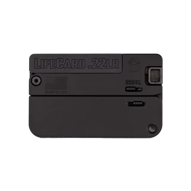 Trailblazer Firearms LifeCard Handgun LifeCard .22 LR 2.5" 1RD Pistol, Black