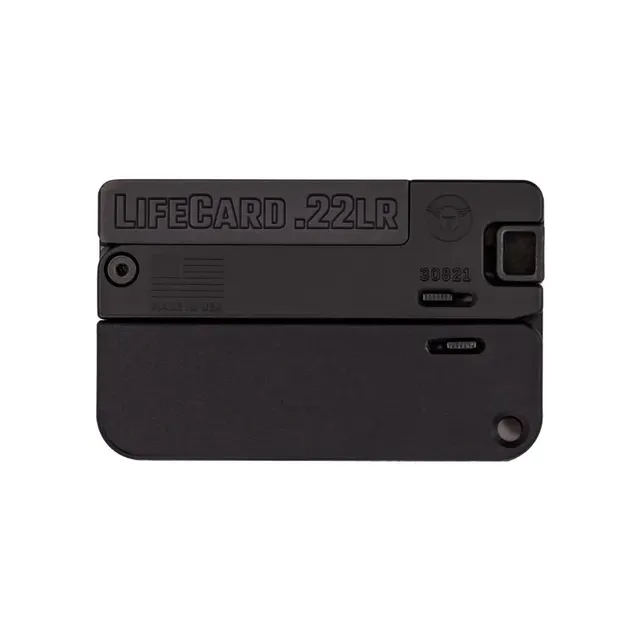 Trailblazer Firearms LifeCard Handgun LifeCard .22 LR 2.5" 1RD Pistol, Black