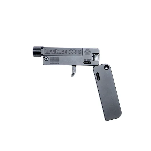 Trailblazer Firearms LifeCard Handgun LifeCard .22 LR 2.5" 1RD Pistol, Black 850006047628