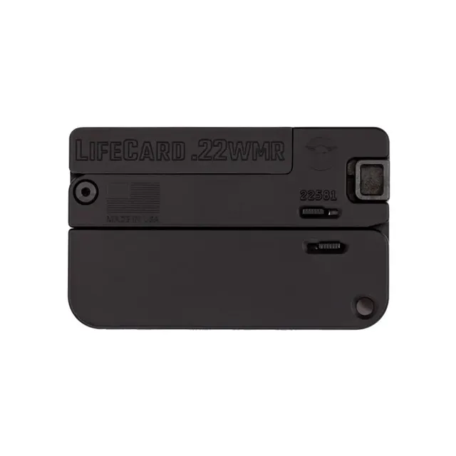 Trailblazer Firearms LifeCard Handgun LifeCard .22 WMR 2.5" 1RD Pistol, Black