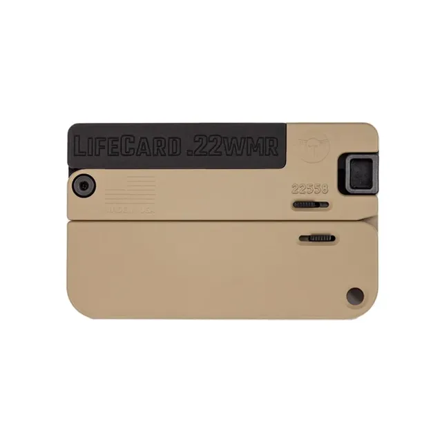 Trailblazer Firearms LifeCard Handgun LifeCard .22 WMR 2.5" 1RD Pistol, Black