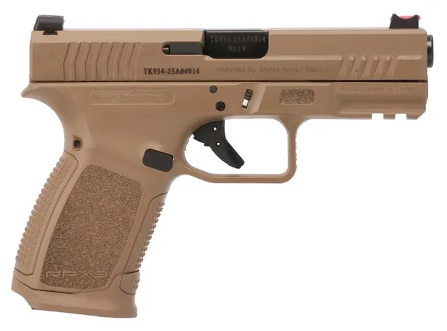 Gforce Arms RPX3C9 EXODUS 9mm Luger 4" 15RD Pistol, Flat Dark Earth 643477867983