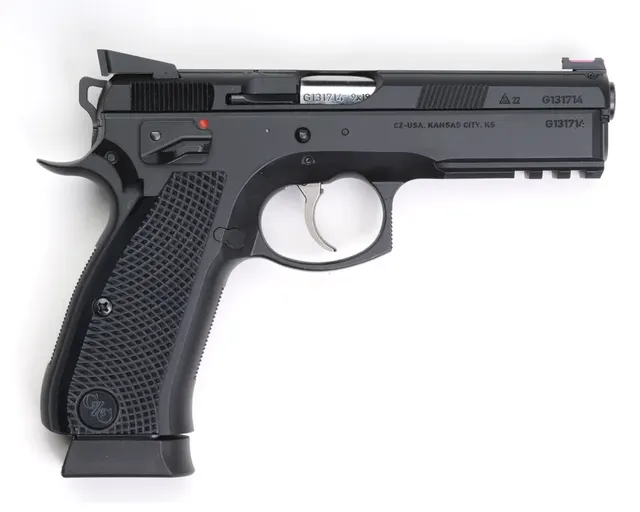 CZ 75 SP-01 Shadow Custom 9mm Luger 4.6" 19RD Pistol, Black