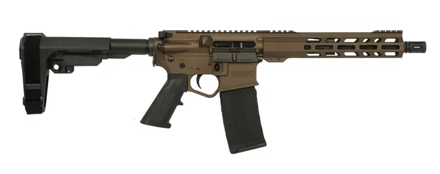 Wise Arms WA-15B 5.56 NATO 10.5" 30RD Pistol, Midnight Bronze