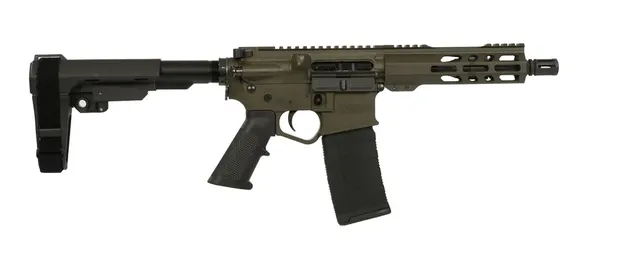 Wise Arms WA-15B 5.56 NATO 7.5" 30RD Pistol, Olive Drab